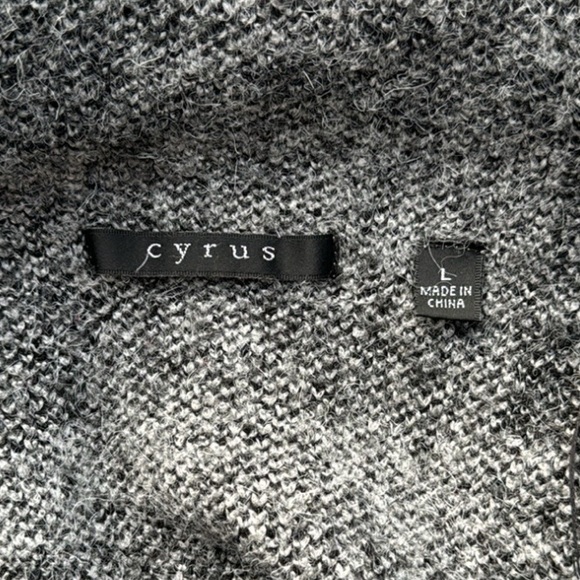 Cyrus Plaid Open Jacket with Collar - Picture 5 of 6